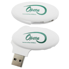 Swivel Oval Plastic USB Flash Drive FT-1144