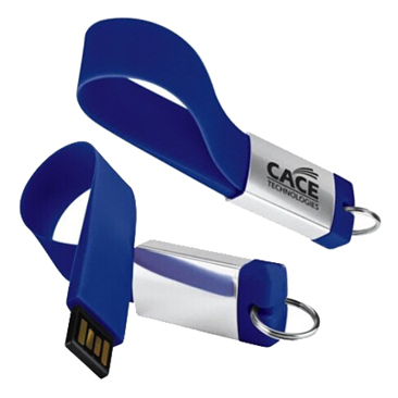 Silicone+Metal Keychain USB Drive FT-1448