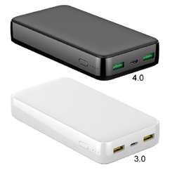 PD/QC 3.0/4.0 Fast Charge Power Bank 20000mAh