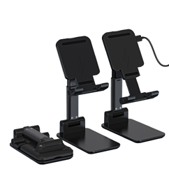 Foldable Phone Holder with Wireless Charger